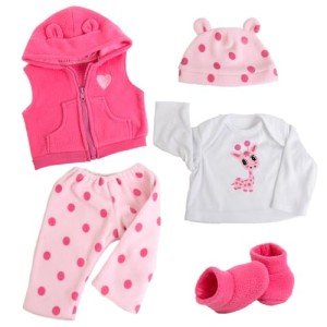 Reborn Baby Doll Clothes for 20-24 Inch Dolls