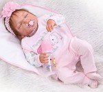 20-23 Inch Reborn Baby Girl Doll Outfit Set