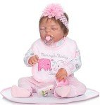 20-23 Inch Reborn Baby Girl Doll Outfit Set