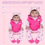 Reborn Baby Doll Clothes for 20-24 Inch Dolls