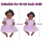 Purple Dress Set for 18-20 Inch Reborn Dolls