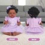 Purple Dress Set for 18-20 Inch Reborn Dolls