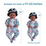 2-Pack Clothes for 17-22 Inch Reborn Dolls