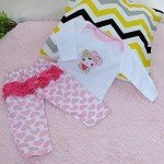 Adorable 4-Piece Bear Outfit for Reborn Dolls