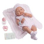 15" Realistic Baby Doll with Accessories - Pink Outfit