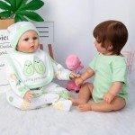 5pcs Outfit Set for 17-22 Inch Reborn Dolls