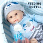 9-Piece Blue Dog Outfit Set for Reborn Dolls