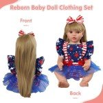 Adorable 2-Pack Doll Clothes with Headband Set