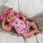 Cherry Pattern Doll Clothes with Headband for 17-22 Inch Dolls