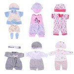 6 Sets of Clothes for 10-15 Inch Reborn Dolls
