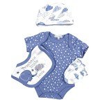 Elephant Print Outfit Set for Reborn Baby Boys