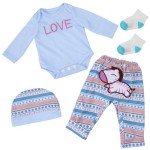 4-Piece Zebra Print Outfit for Reborn Dolls