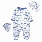 Elephant Print Outfit Set for Reborn Baby Boys
