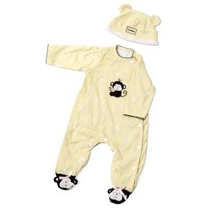 Cute Monkey Pattern Outfit for Reborn Dolls