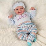 4-Piece Zebra Print Outfit for Reborn Dolls