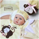 Cute Monkey Pattern Outfit for Reborn Dolls