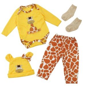 Giraffe Outfit Set for 20-Inch Reborn Dolls