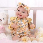 Floral Baby Doll Outfit Set for 17-22 Inch Dolls
