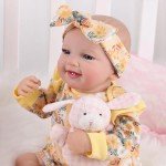 Floral Baby Doll Outfit Set for 17-22 Inch Dolls