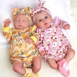 Floral Baby Doll Outfit Set for 17-22 Inch Dolls