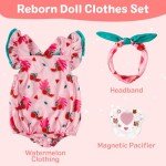 Reborn Baby Doll Clothes Outfits - 3 Pieces Set