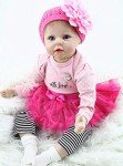 22-Inch Reborn Baby Girl Doll Clothing Set