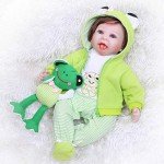 Green Frog Outfit for 20-22" Reborn Boy Doll