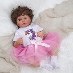 Unicorn Reborn Baby Doll Clothes Set - 4 Pcs