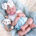 Aori 20-Inch Reborn Doll Blue Outfit Set