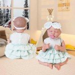 Aori Green Dress Set for 20-Inch Reborn Dolls