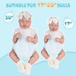 Aori 20-Inch Reborn Doll Blue Outfit Set