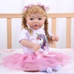 Unicorn Reborn Baby Doll Clothes Set - 4 Pcs