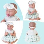 Aori Green Dress Set for 20-Inch Reborn Dolls