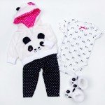 Panda Outfit Set for 22-Inch Reborn Dolls