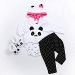 Panda Outfit Set for 22-Inch Reborn Dolls