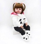 Panda Outfit Set for 22-Inch Reborn Dolls