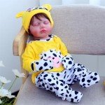 Super Cute Yellow Cow 5-Piece Outfit Set
