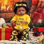 Sunflower Outfit Set for 17-22 Inch Reborn Dolls