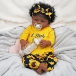 Sunflower Outfit Set for 17-22 Inch Reborn Dolls