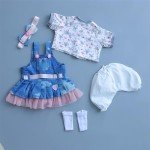 5-Piece Denim Outfit Set for Reborn Dolls