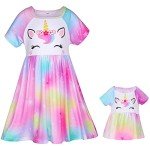 Matching Unicorn Pajamas for Girls and Dolls
