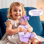Purple Outfit for 20-Inch Reborn Baby Dolls