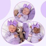 Purple Outfit for 20-Inch Reborn Baby Dolls