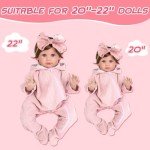 Adorable Pink Outfit for 22 Inch Reborn Dolls