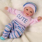 Adorable Reborn Doll Clothes Set – Cat Pattern