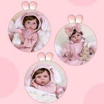 Adorable Pink Outfit for 22 Inch Reborn Dolls