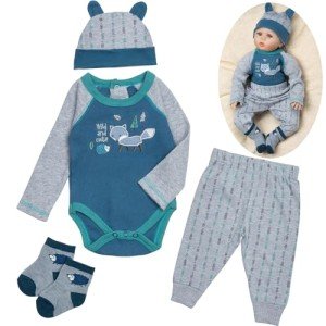 Cute Little Fox Reborn Baby Doll Clothes Set