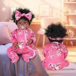 Pink Floral Jumpsuit Set for 20 Inch Dolls