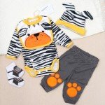22" Reborn Baby Doll Tiger Outfit Set
