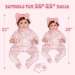 Aori 4-Piece Pink Outfit Set for Reborn Dolls